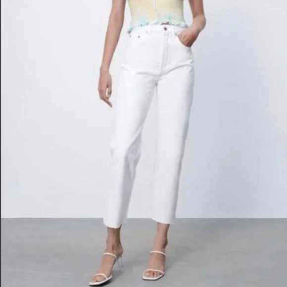 Zara | Jeans | Zara Straight Jeans Size 4 Hirise Ankle Length Zara | Jeans | Zara Straight Jeans Size 4 Hirise Ankle Length